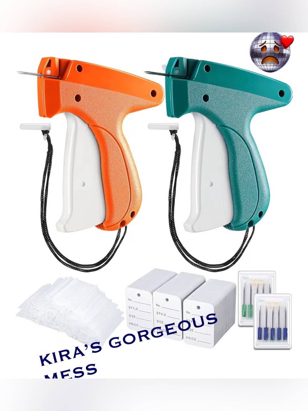 Tagging Handgun — Orange Only- Clothing Tag Gun (1-Pack)